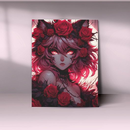 Toile Le sort des Roses interdits