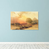 Toile Le Sphinx à Giza (Insitu (Plancher de Bois))