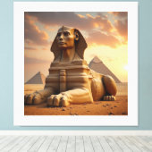 Toile Le Sphinx de Gizeh – Gardien des Pyramides (Insitu (Plancher de Bois))