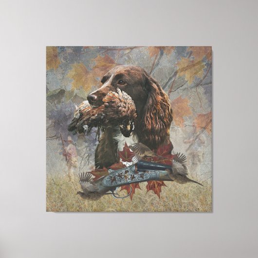Toile Le Sprocker Spaniel, L'art des chiens d'armes (Recto)