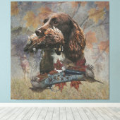 Toile Le Sprocker Spaniel, L'art des chiens d'armes (Insitu (Plancher de Bois))