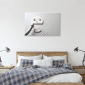 Toile Le squelette où le traitement dentaire est pris (Insitu(Chambre))