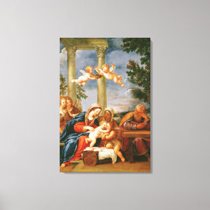 Toile Le St saint Elizabeth et St John de famille