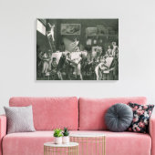 Toile Le Studio de Jacques Louis David (Insitu(Salon))