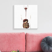 Toile Le système digestif humain 2 (Insitu(Salon))