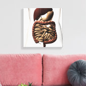Toile Le système digestif humain 5 (Insitu(Salon))
