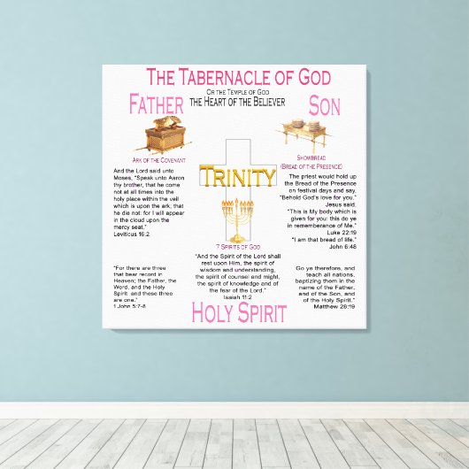 Toile Le Tabernacle (Insitu (Plancher de Bois))