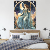 Toile le tarot de peinture de la haute prêtresse (Insitu(Chambre))