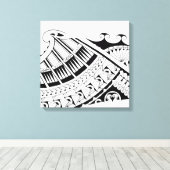 Toile Le tatouage tribal samoan (Insitu (Plancher de Bois))