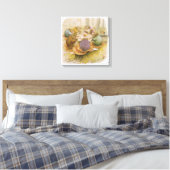 Toile Le Tea Party des crapauds (par Beatrix Potter) (Insitu(Chambre))