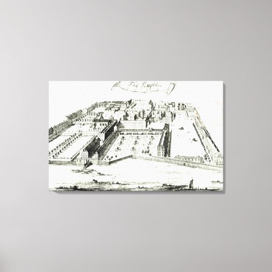 Toile Le Temple (Recto)