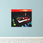 Toile Le Temple dans la modernité (Insitu (Plancher de Bois))