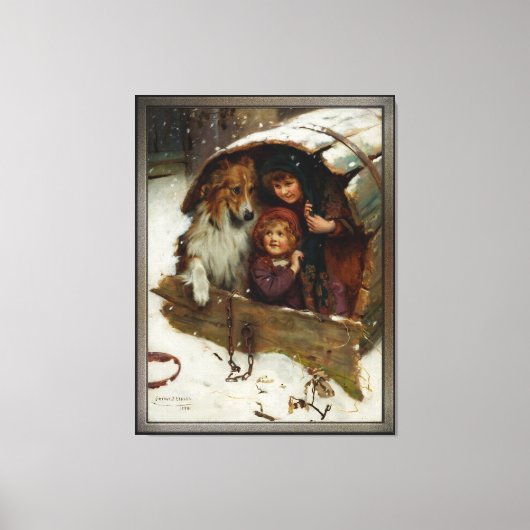 Toile Le temps est limité par Arthur John Elsley (Recto)