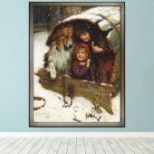 Toile Le temps est limité par Arthur John Elsley (Insitu (Plancher de Bois))