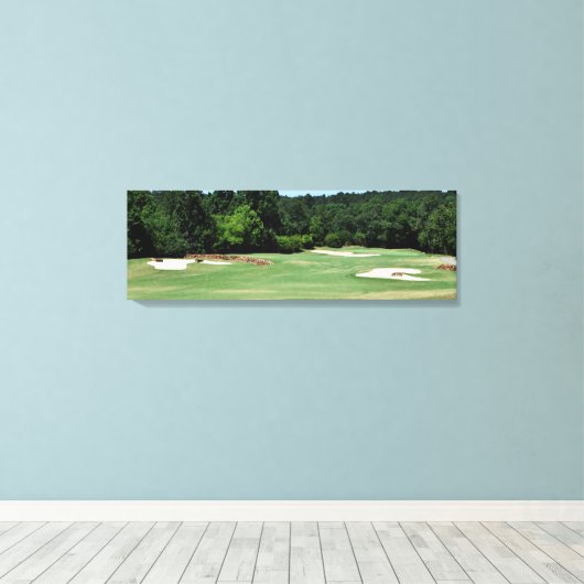 Toile Le terrain de golf (Insitu (Plancher de Bois))