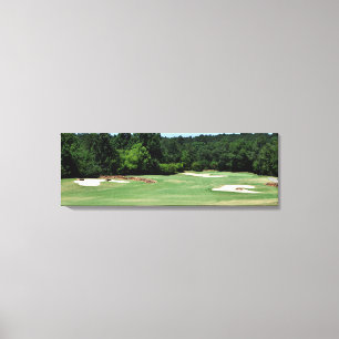 Toile Le terrain de golf