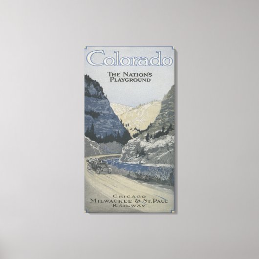 Toile Le terrain de jeu de la nation (Recto)