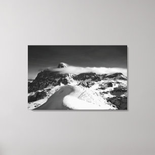 Toile Le Teton grand et la cathédrale groupent As