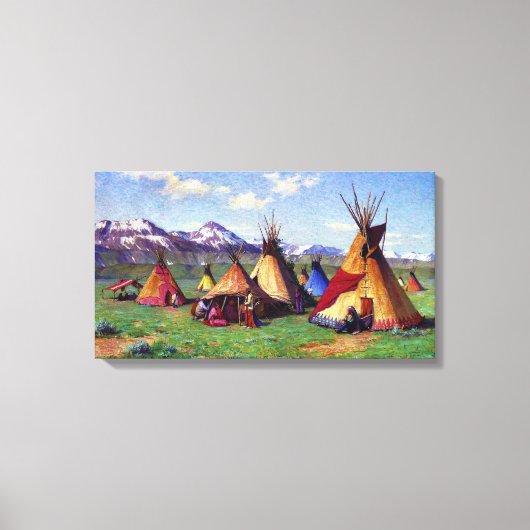 Toile Le Tipi de la Médecine Joseph Henry Sharp 1903 (Recto)