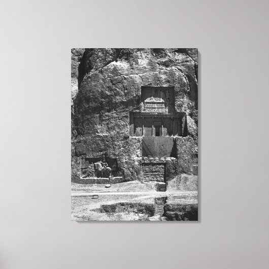Toile Le tombeau rocheux d'Artaxerxes I (Recto)