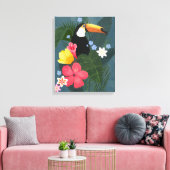 Toile Le Toucan tropical en pleine nature (Insitu(Salon))