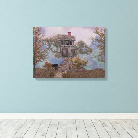 Toile Le Treehouse de Merle (Insitu (Plancher de Bois))