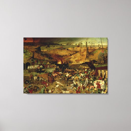 Toile Le triomphe de la mort, c.1562 (huile sur panneau) (Recto)