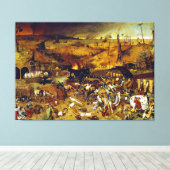 Toile Le triomphe de la mort par Pieter Bruegel l'Ancien (Insitu (Plancher de Bois))