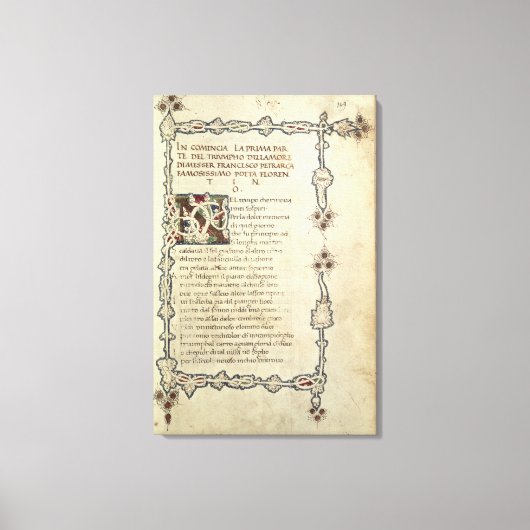 Toile Le triomphe de l'amour (Recto)