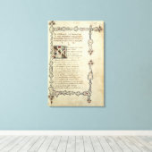 Toile Le triomphe de l'amour (Insitu (Plancher de Bois))