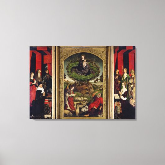 Toile Le triptyque de Moïse et de Bush brûlant (Recto)