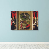 Toile Le triptyque de Moïse et de Bush brûlant (Insitu (Plancher de Bois))