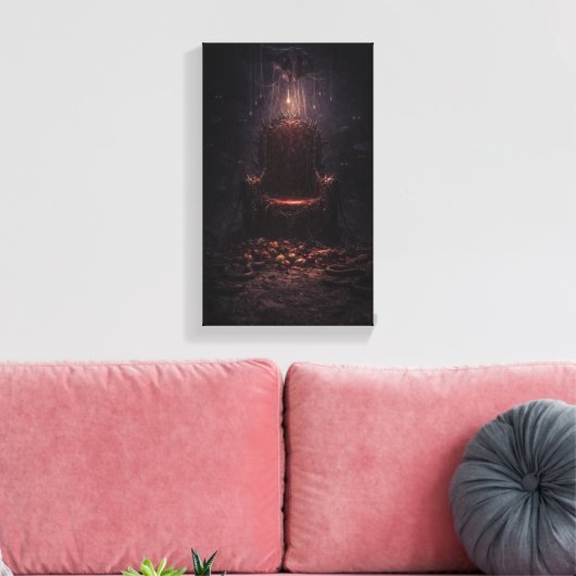 Toile Le Trône Vide du Destin (Insitu(Salon))