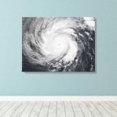 Toile Le typhon Faxai dans l'ouest de l'océan Pacifique (Insitu (Plancher de Bois))
