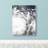 Toile Le typhon Fengshen au-dessus des Philippines (Insitu (Plancher de Bois))