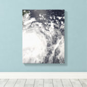 Toile Le typhon Fengshen au-dessus des Philippines (Insitu (Plancher de Bois))