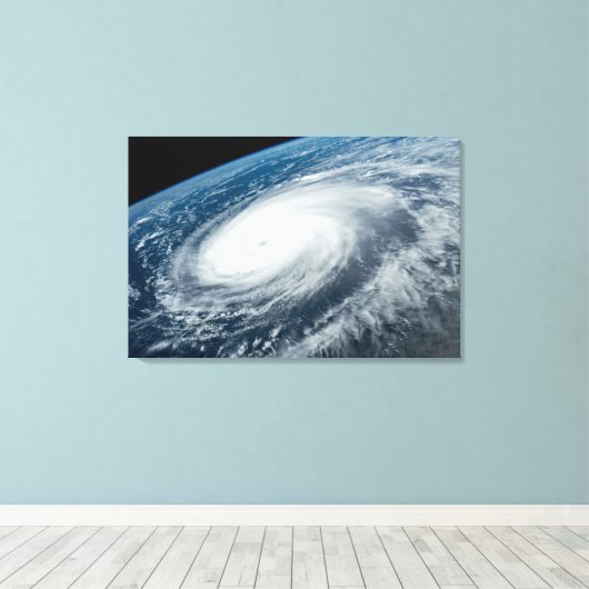 Toile Le typhon Hinnamnor. (Insitu (Plancher de Bois))