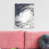 Toile Le typhon Lupit au-dessus de l'océan Pacifique occ (Insitu(Salon))