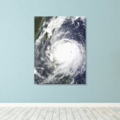 Toile Le typhon Lupit au large des Philippines (Insitu (Plancher de Bois))