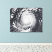 Toile Le typhon Maemi dans l'océan Pacifique occidental (Insitu (Plancher de Bois))