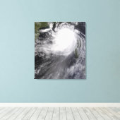 Toile Le typhon Nuri approche de la Chine (Insitu (Plancher de Bois))