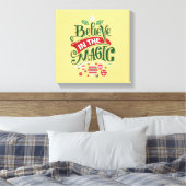 Toile Le Typographe du Magic Christmas (Insitu(Chambre))