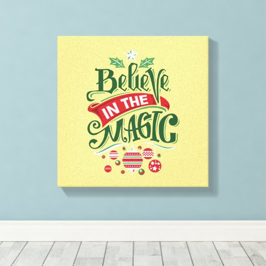 Toile Le Typographe du Magic Christmas (Insitu (Plancher de Bois))