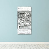 Toile Le typographe, publié par Hartman Schopper (Insitu (Plancher de Bois))