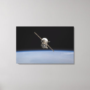 Toile Le vaisseau spatial de Soyuz TMA-11 au-dessus du