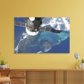 Toile Le vaisseau spatial Progress 22 amarré (Insitu(Salon))