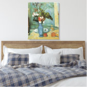 Toile Le Vase bleu (Fleurs et Fruits) de Paul Cézanne (Insitu(Chambre))
