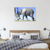 Toile Le veau d'éléphant africain (Insitu(Chambre))