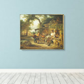 Toile Le vendeur de cerisiers (Insitu (Plancher de Bois))