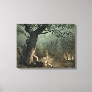 Toile Le verger sacré des druides